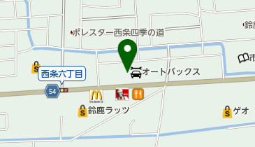 三重三菱自動車販売鈴鹿中央通り店の地図画像