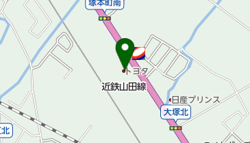 三重トヨタ自動車松阪船江店の地図画像