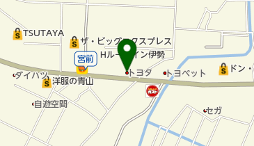 三重トヨタ自動車伊勢店の地図画像
