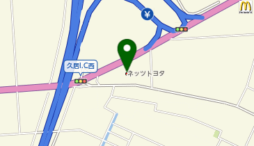 ネッツトヨタ三重久居インター店の地図画像