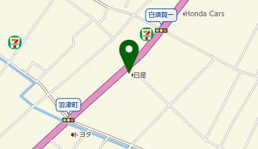 三重日産四日市羽津店の地図画像