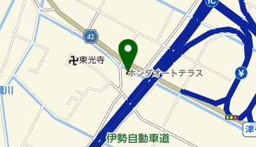 Honda Cars三重中U-Select津の地図画像