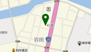 三重三菱自動車販売津岩田店の地図画像