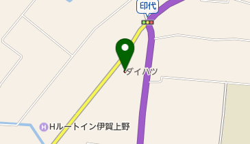 三重ダイハツ販売伊賀上野店の地図画像