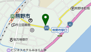 タイヤガーデン熊野の地図画像