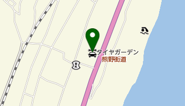 タイヤガーデングレース2の地図画像