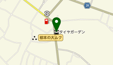 タイヤガーデン津北の地図画像