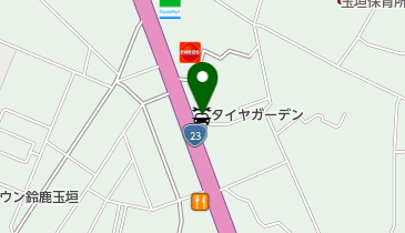 タイヤガーデン鈴鹿の地図画像