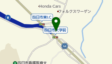 タイヤガーデンステーション四日市東インター前給油所の地図画像
