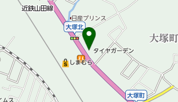 タイヤガーデン松阪の地図画像