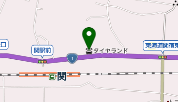 タイヤランド亀山の地図画像