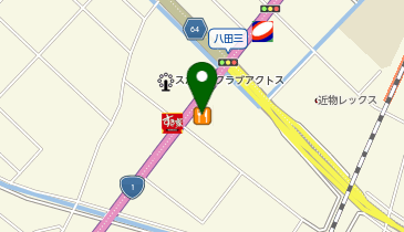まいどおおきに食堂四日市白須賀食堂の地図画像