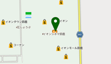 牛角焼肉食堂イオンモール鈴鹿店の地図画像