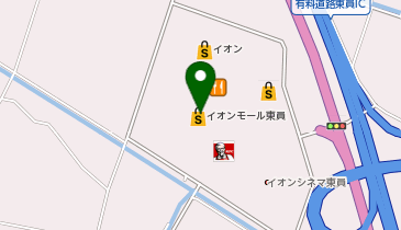 牛角焼肉食堂イオンモール東員店の地図画像