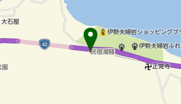 民宿潮騒の地図画像