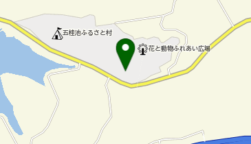 ごかつら池どうぶつパークの地図画像