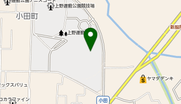 上野運動公園野球場の地図画像