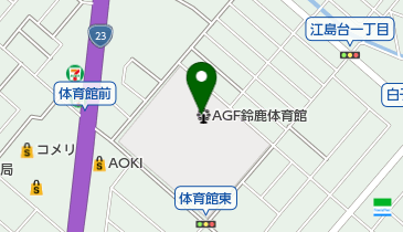 鈴鹿市立体育館の地図画像