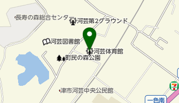 河芸体育館の地図画像