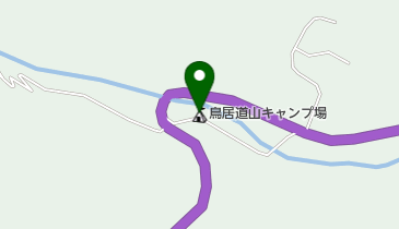 鳥居道山キャンプ場の地図画像