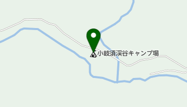 小岐須渓谷キャンプ場の地図画像