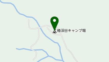 椿渓谷キャンプ場の地図画像