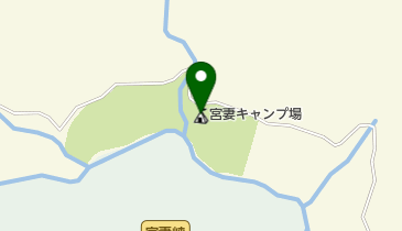 宮妻キャンプ場の地図画像