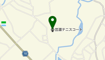 津市芸濃テニスコートの地図画像
