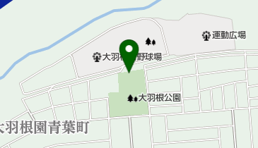 大羽根テニスコートの地図画像