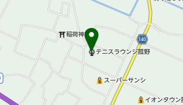 テニスラウンジ菰野の地図画像