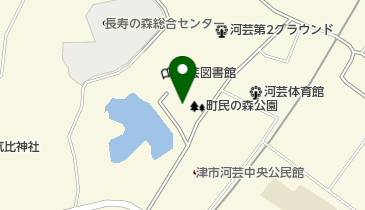 河芸テニスコートの地図画像