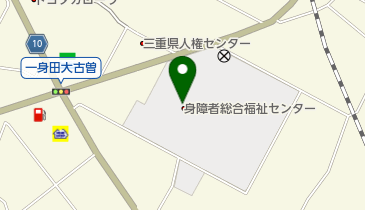 三重県身体障害者総合福祉センターの地図画像