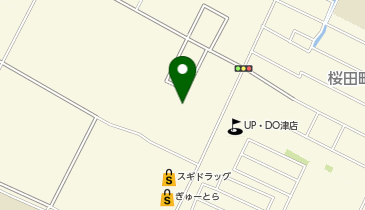 UP・DOスポーツスタジアム津店の地図画像