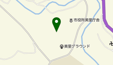 津市美里テニスコートの地図画像