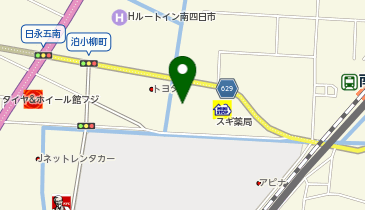 テニスラウンジ四日市の地図画像