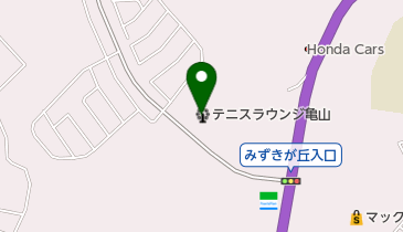 テニスラウンジ亀山の地図画像