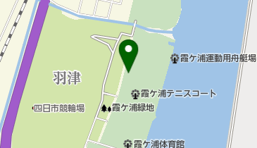 霞ケ浦テニスコートの地図画像