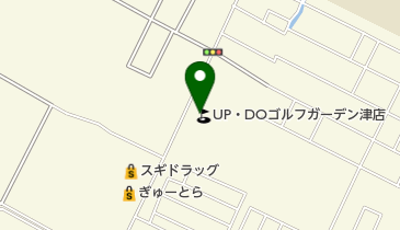 UP・DO津店の地図画像
