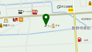 アミパラ鈴鹿店の地図画像