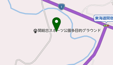 亀山市関B&G海洋センターの地図画像