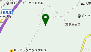 名張市民プールの地図画像