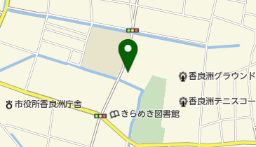 津市香良洲プールの地図画像