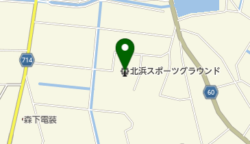 伊勢市北浜スポーツグラウンドの地図画像