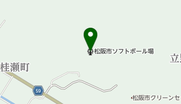 松阪市ソフトボール場の地図画像