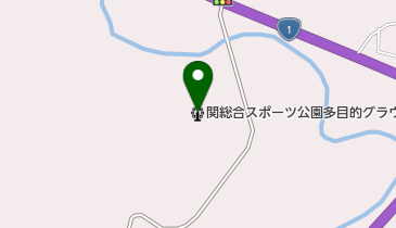 関総合スポーツ公園多目的グラウンドの地図画像
