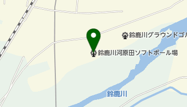 鈴鹿川河原田ソフトボール場の地図画像