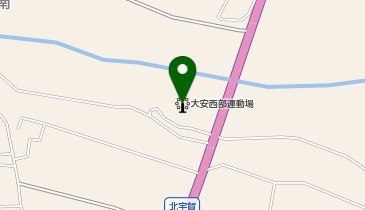 大安西部運動場の地図画像