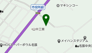 名張中央公園ゲートボール場の地図画像