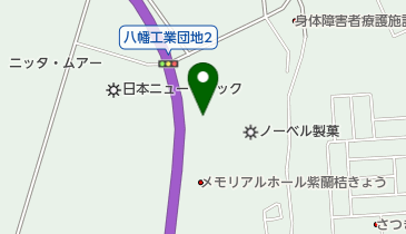 八幡2号公園運動場の地図画像