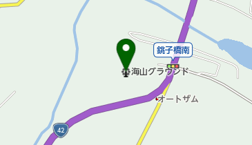 海山グラウンドの地図画像